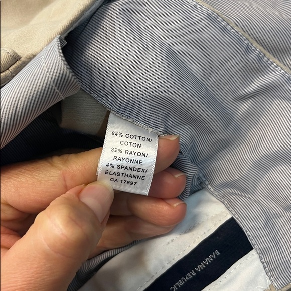 Banana Republic Martin Fit Cream Trousers, size 10 - Picture 11 of 15